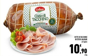 Conad Galbani Cotto Di Tacchino offerta