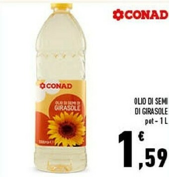 Conad Conad - Olio Di Girasole 1000 G(ml) offerta