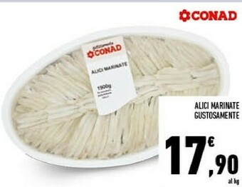 Conad Conad Alici Marinate Gustosamente offerta