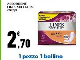 Conad Lines Assorbenti lines offerta