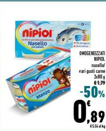 Conad Nipiol Omogeneizzati offerta
