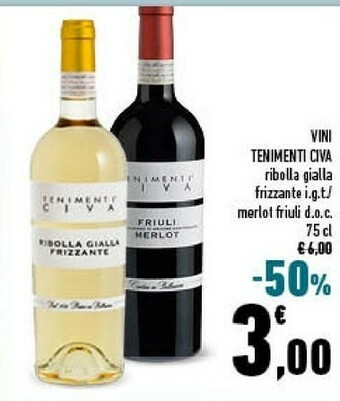 Conad Tenimenti civa Vini offerta