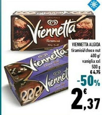 Conad Algida Viennetta Choco Nut L'Originale 400 G(ml) offerta