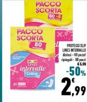 Conad Lines Salvaslip offerta