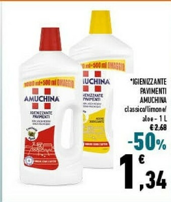 Conad Amuchina Pulizia pavimenti offerta