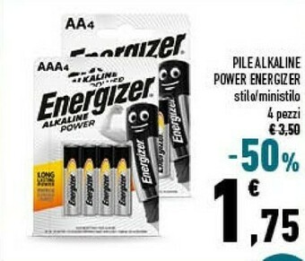 Conad Energizer Pile offerta