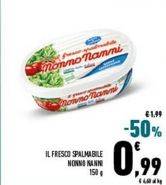 Conad Nonno Nanni Il Fresco Spalmabile 150 G(ml) offerta