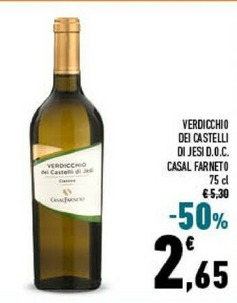 Conad Casal farneto Verdicchio Dei Castelli Di Jesi offerta