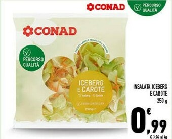 Conad Conad - Iceberg E Carote 250 G(ml) offerta