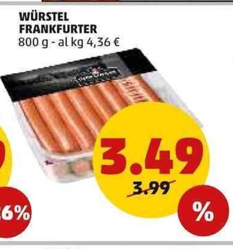 PENNY Würstel Frankfurter 800 g offerta