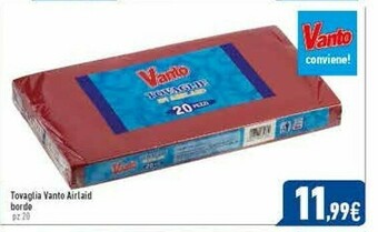 Vanto Tovaglia Airlaid Bordo