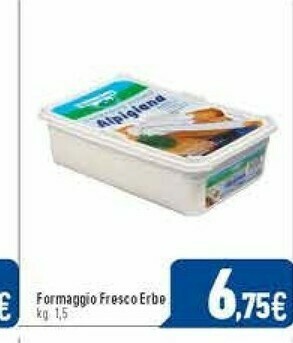 C+C Italmarket Erbe Formaggio Fresco offerta