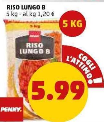 PENNY Riso Lungo B 5 kg offerta