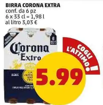 PENNY Corona Extra Birra conf. da 6 pz 6 x 33 cl offerta