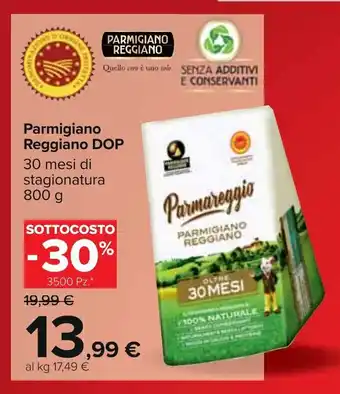 Carrefour Parmareggio Reggiano DOP 800 g offerta