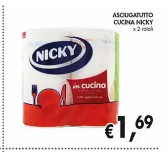 Supermercato Coal Asciugatutto cucina nicky offerta