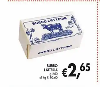 Supermercato Coal Burro latteria offerta