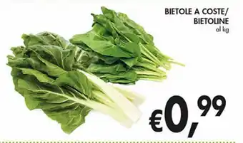 Supermercato Coal Bietole a coste/bietoline offerta