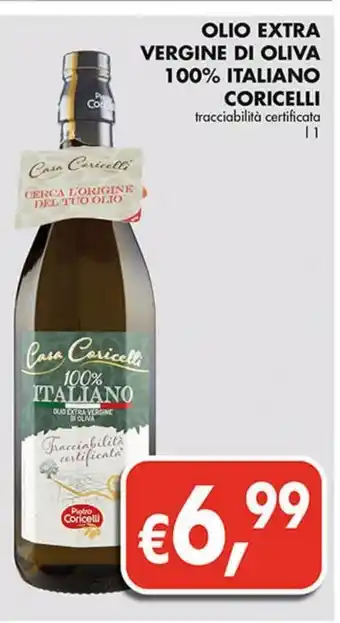 Supermercato Coal Olio extra vergine di oliva 100% italiano coricelli offerta