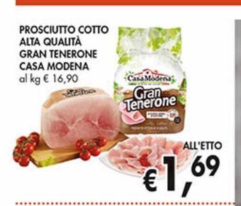 Supermercato Coal Prosciutto cotto alta qualità gran tenerone casa modena offerta