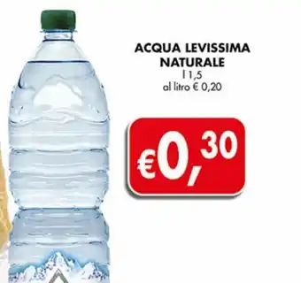 Acqua levissima naturale