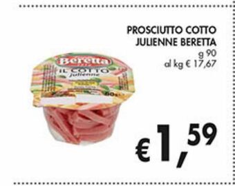Coal City Prosciutto cotto julienne beretta offerta