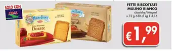 Supermercato Coal Fette biscottate mulino bianco offerta