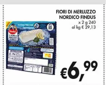 Fiori di merluzzo nordico findus