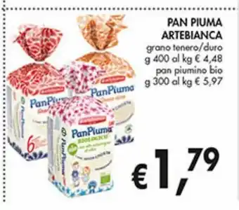 Pan piuma artebianca