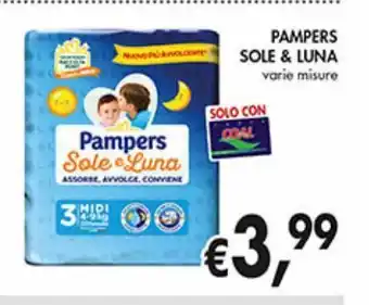 Supermercato Coal Pampers sole & luna offerta