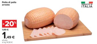 Carrefour Petto di pollo arrosto offerta