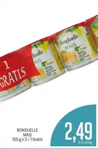 Supermercati Piccolo Bonduelle Mais 150g x 3 + 1 Gratis offerta