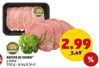PENNY Arista di Suino a fette 350 g offerta