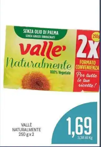 Supermercati Piccolo Vallè Naturalmente 250g x 2 offerta