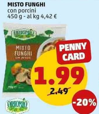PENNY Misto Funghi con porcini 450 g offerta
