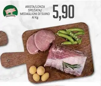 Supermercati Piccolo Arista/Lonza Speziata/Medaglioni di Suino offerta