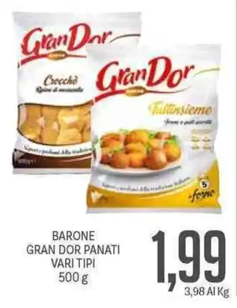 Barone Gran Dor Panati Vari Tipi 500g