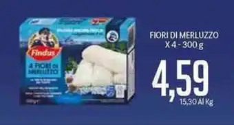 Supermercati Piccolo Findus Fiori di merluzzo x4 300g offerta