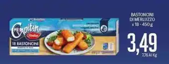 Supermercati Piccolo Findus Bastoncini di Merluzzo x 18 450g offerta