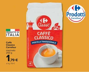 Carrefour Carrefour Caffè Classico 250 g offerta