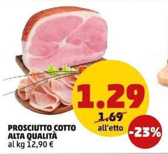 PENNY Prosciutto Cotto alta qualità offerta