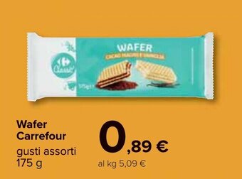 Carrefour Carrefour Wafer 175 g offerta