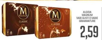 Supermercati Piccolo Algida Magnum Vari Gusti e Varie Grammature offerta