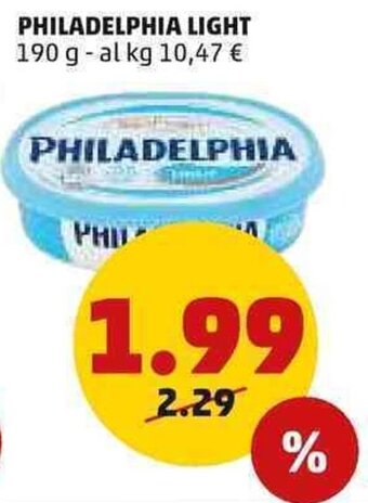 PENNY Philadelphia Light 190 g offerta