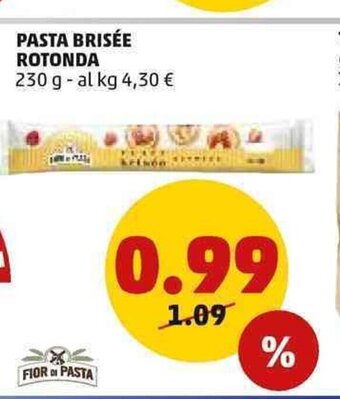 PENNY Pasta Brisée Rotonda 230 g offerta