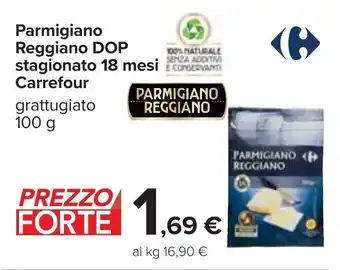 Carrefour Carrefour Parmigiano Reggiano DOP stagionato 18 mesi 100 g offerta