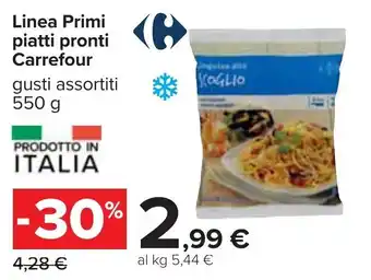 Carrefour Linea Carrefour Primi piatti pronti 550 g offerta