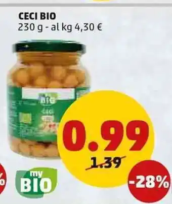 PENNY Ceci Bio 230 g offerta