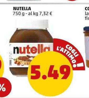 PENNY Nutella 750 g offerta
