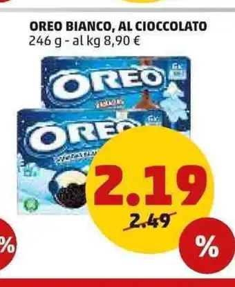 PENNY Oreo Bianco, Al Cioccolato 245 g offerta